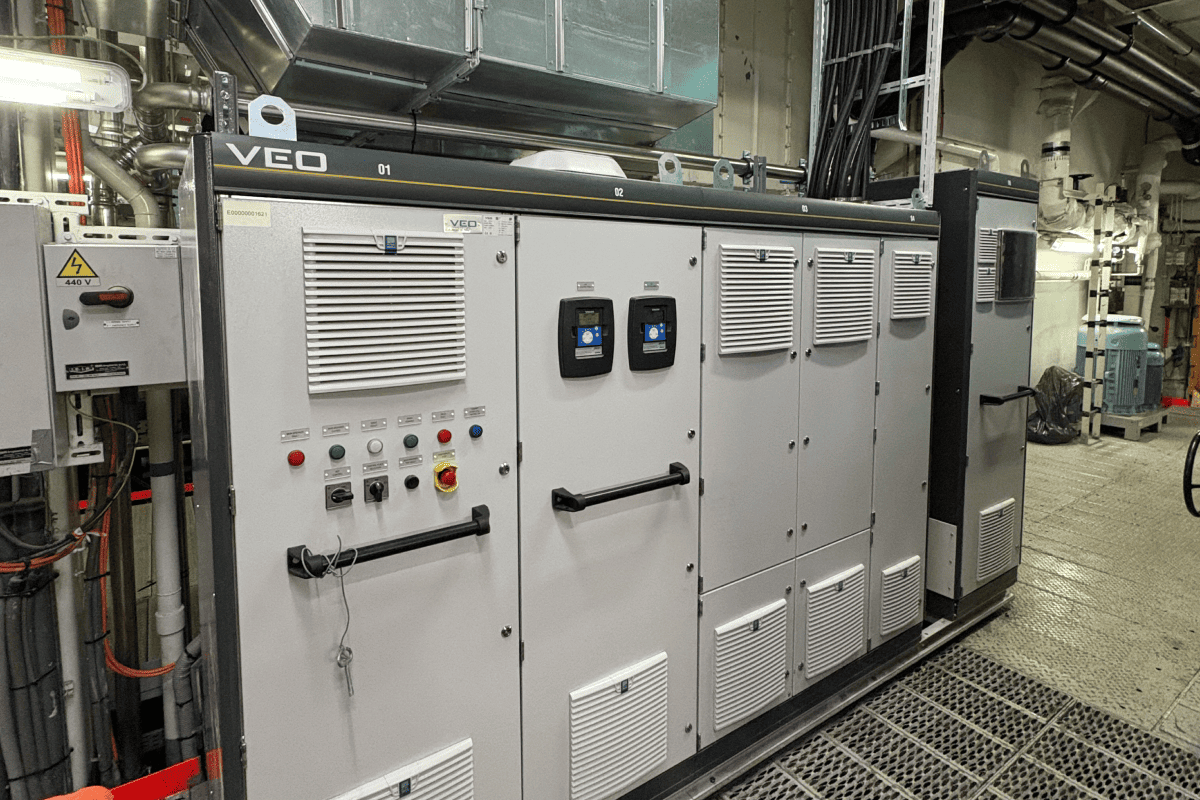 Industrial Variable Frequency Drive installation